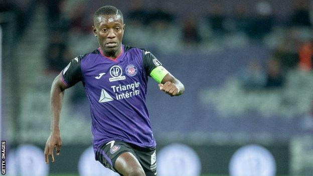 Toulouse captain Max Gradel playing against Monaco in December