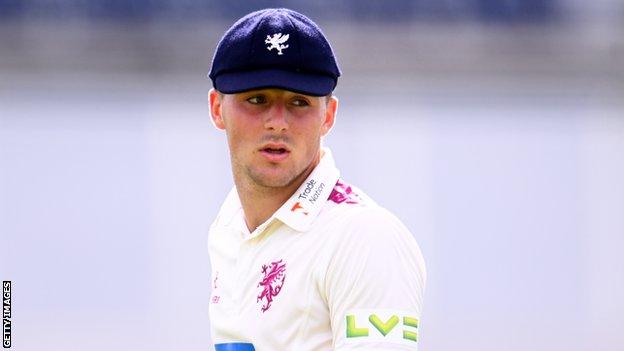 Ned Leonard made his County Championship debut against Lancashire during the 2021 season.