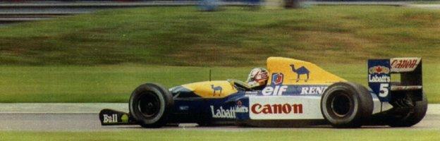 Mansell in 1992