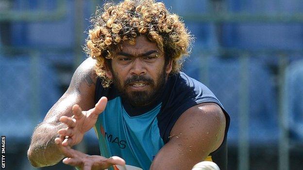 Sri Lanka's Lasith Malinga