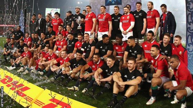 The British & Irish Lions drew their three-match series in New Zealand