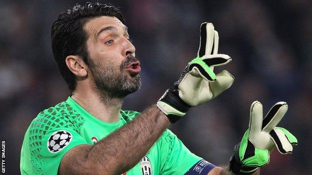 Juventus keeper Gianluigi Buffon wants to avoid Leicester