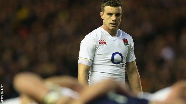 England number 10 George Ford