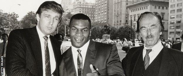 Donald Trump, Mike Tyson and Fred Trump