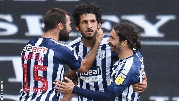 West Brom celebrate