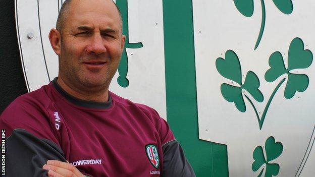 London Irish Head Coach Tom Coventry