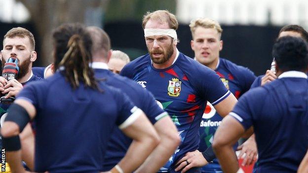 Captain Alun Wyn Jones has been in the midst of British and Irish Lions preparations for Saturday's third Test with South Africa