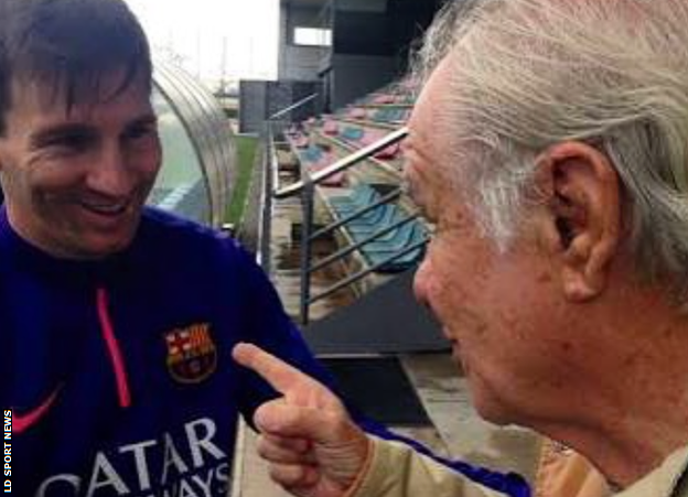 Evaristo and Messi