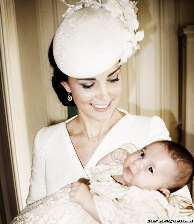 Official images to mark the christening of Princess Charlotte have been released by Kensington Palace