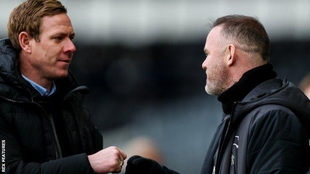 Bristol City boss Dean Holden became the third successive Championship boss to be beaten 1-0 by Wayne Rooney's Rams