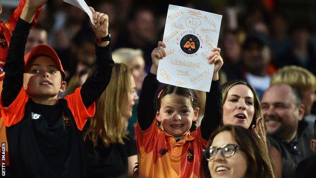 A Birmingham Phoenix fan at Lord's for the Hundred final