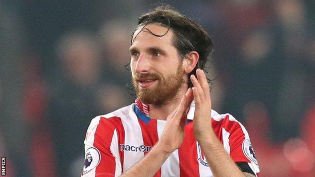 Stoke midfielder Joe Allen