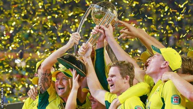 Australia lift the World Cup in 2015