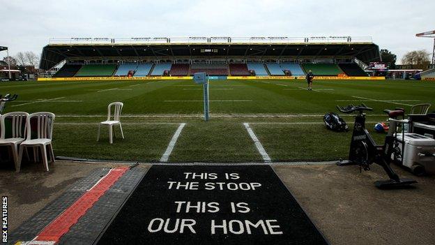 Twickenham Stoop, home of Harlequins