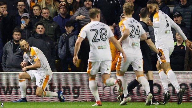 Hull City celebrate