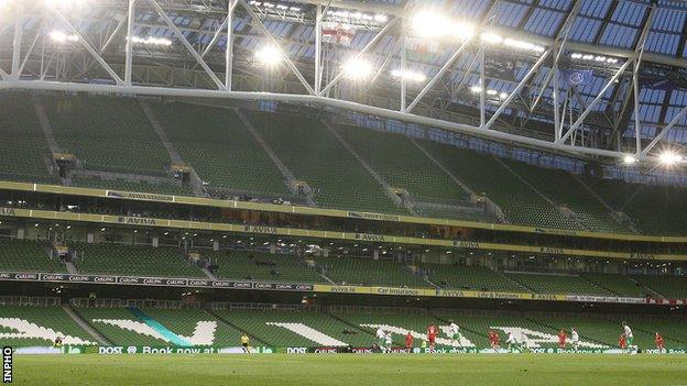 The Aviva Stadium could miss out as a venue for the tournament finals