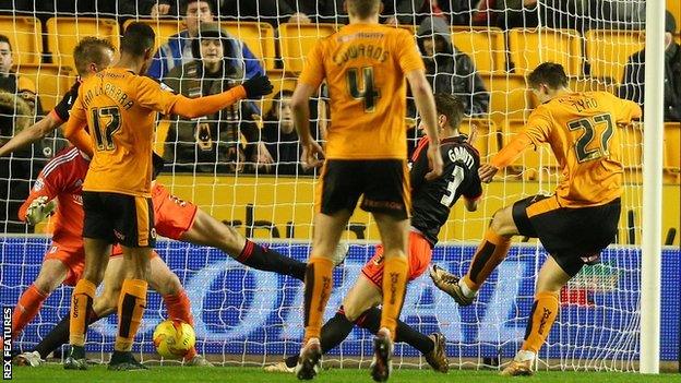 Michal Zyro took just six minutes to fire Wolves ahead on his home debut