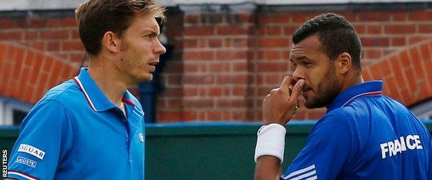 Nicolas Mahut and Jo-Wilfried Tsonga