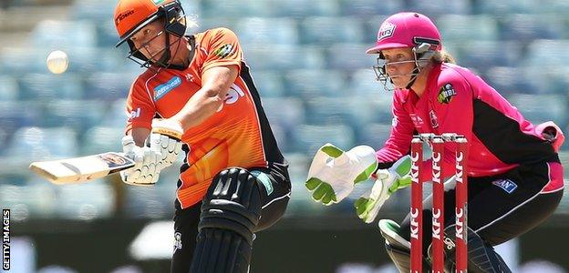 Katherine Brunt of the Perth Scorchers