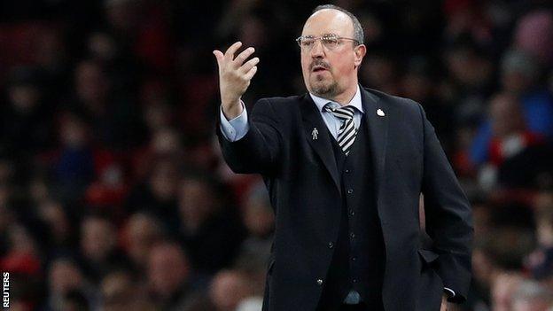 Newcastle manager Rafael Benitez