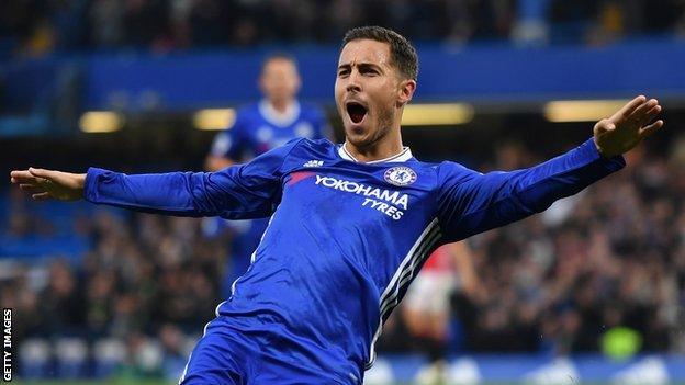 Chelsea midfielder Eden Hazard