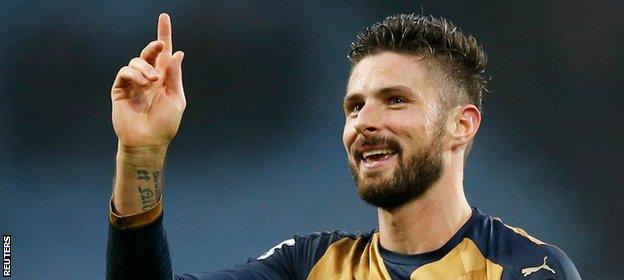 Arsenal striker Olivier Giroud