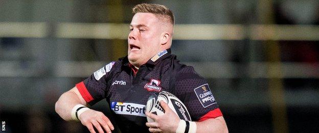 Edinburgh prop Murray McCallum