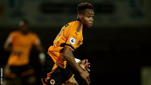 Sherwin Seedorf in action for Wolves