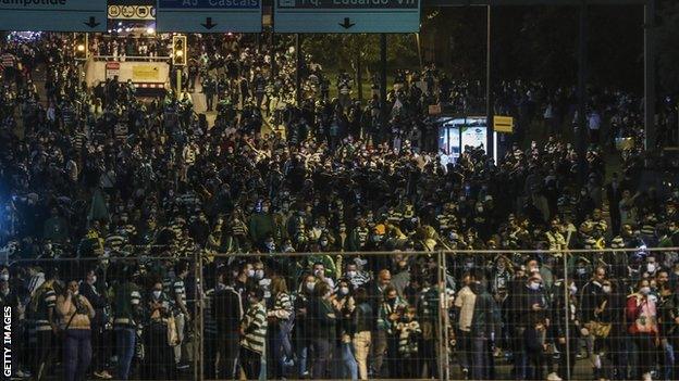 Sporting Lisbon fans