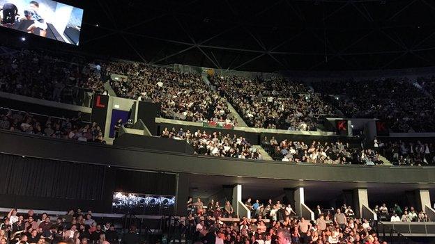 The Hydro was packed with MMA fans