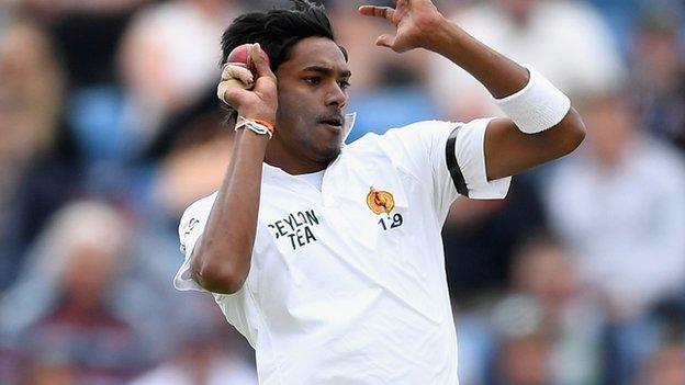 Sri Lanka bowler Dushmantha Chameera