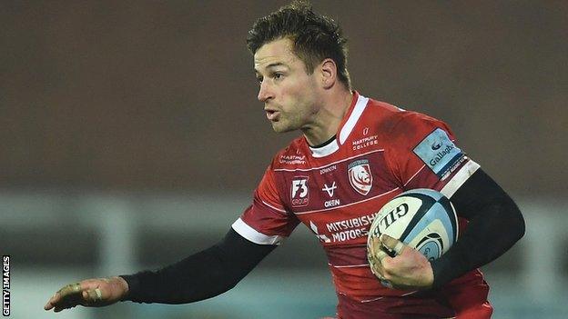 Henry Trinder in action for Gloucester