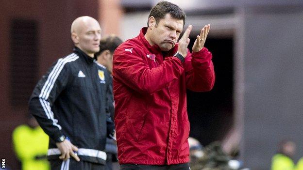 Rangers caretaker manager Graeme Murty