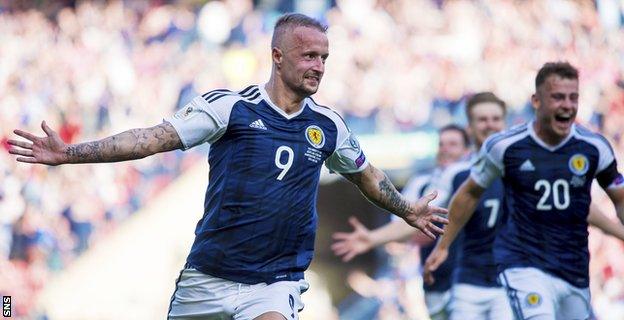 Scotland striker Leigh Griffiths