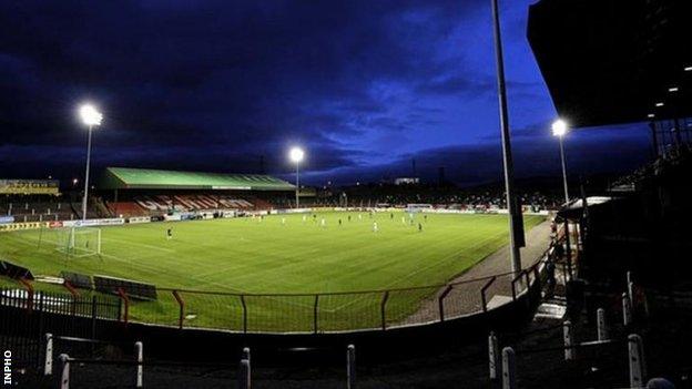 The Oval, home of Glentoran