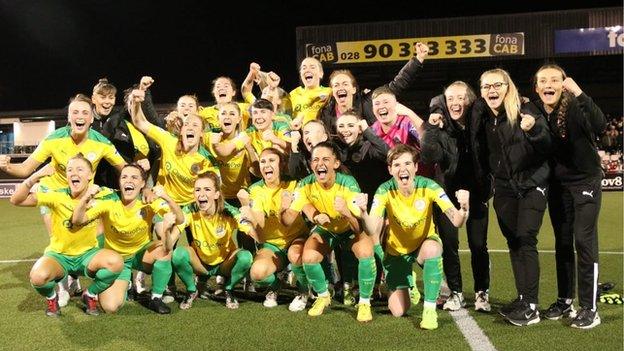 Cliftonville won their maiden Women's Premiership title on Wednesday