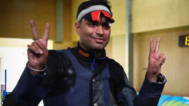 Indian shooter Sanjeev Rajput