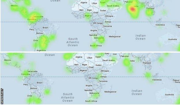 Roger Federer and Andy Murray global Twitter followers