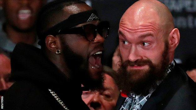 Deontay Wilder and Tyson Fury clash