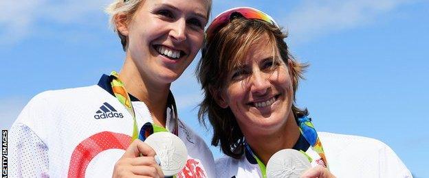 Vicky Thornley and Katherine Grainger