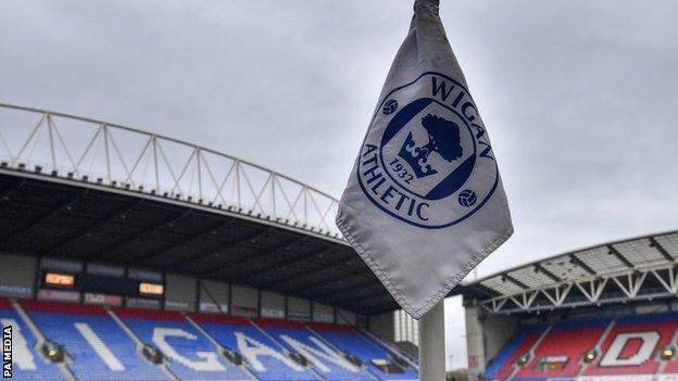 Wigan Athletic are 23rd in League One and two points adrift of safety