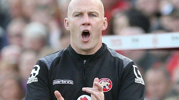 Walsall manager Jon Whitney