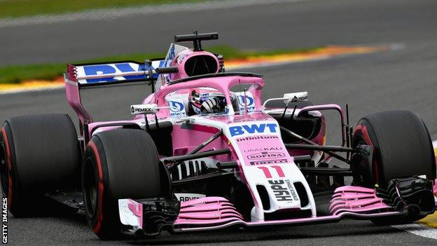 Sergio Perez of Force India