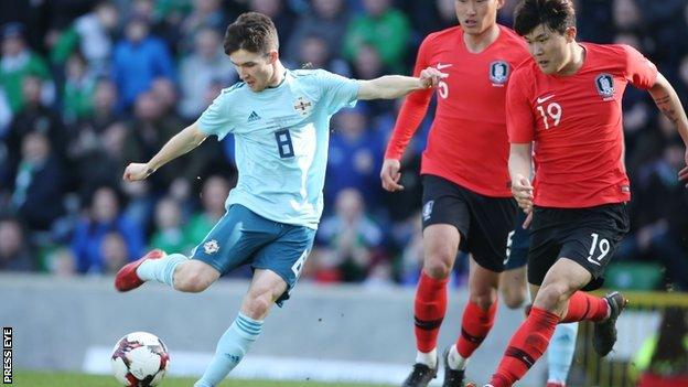 Smyth scored just four minutes after coming on as a Northern Ireland substitute