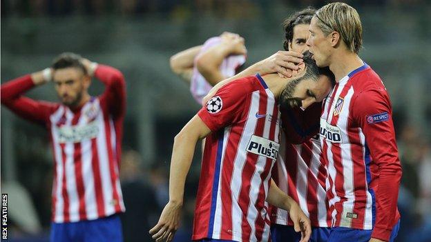 Atletico Madrid react to losing last season's Champions League