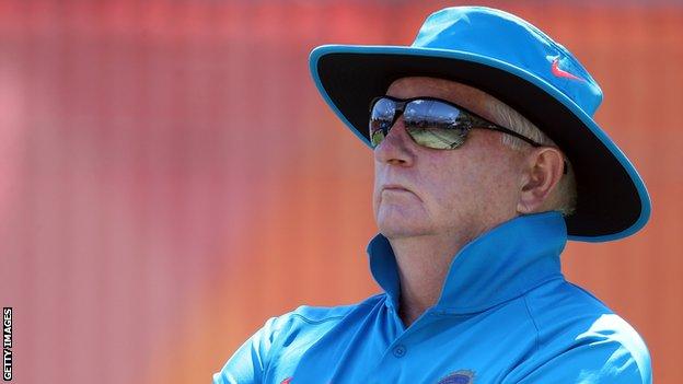 Duncan Fletcher was India coach at the time of his retirement in 2015