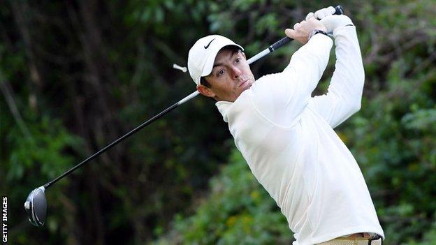 Rory McIlroy at the Genesis Invitational