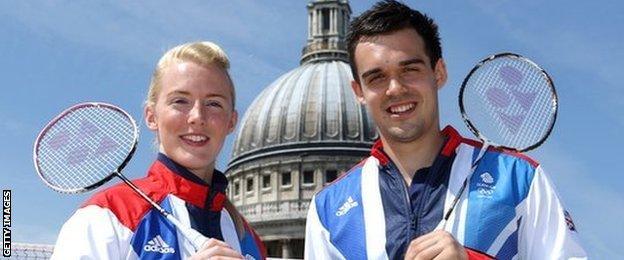 Imogen Bankier and Chris Adcock