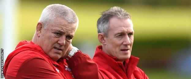 Warren Gatland and Rob Howley