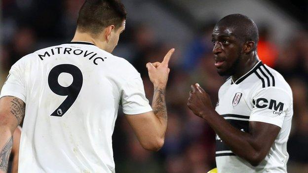 Fulham strikers Aleksandar Mitrovic and Aboubakar Kamara